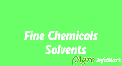 Fine Chemicals & Solvents