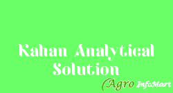 Kahan Analytical Solution delhi india