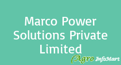 Marco Power Solutions Private Limited chennai india