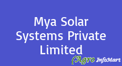 Mya Solar Systems Private Limited bangalore india