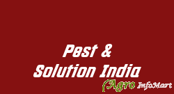 Pest & Solution India mumbai india